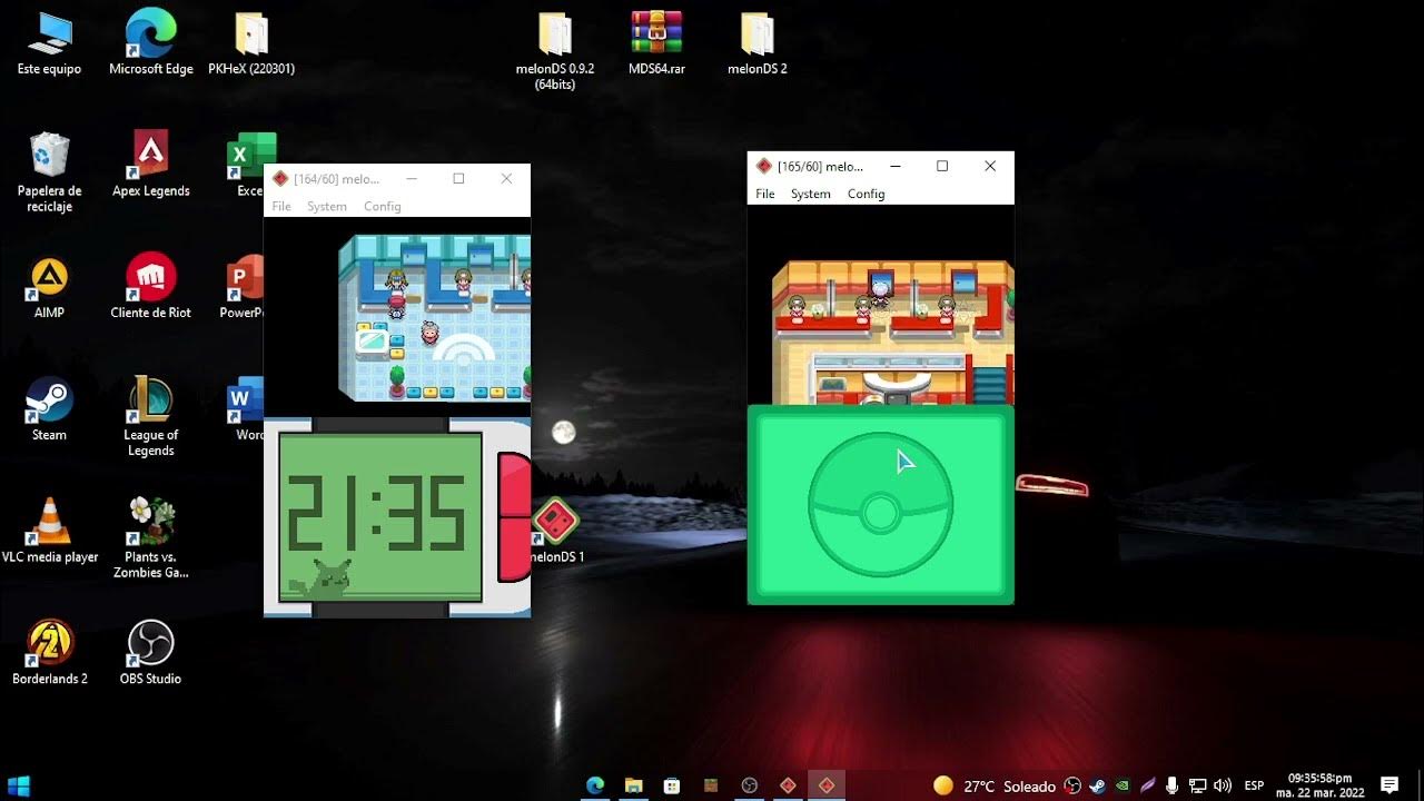 Configurar emulador melonDs, multiplayer online y local, intercambio en