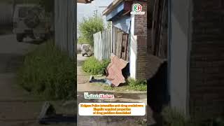 Kulgam Police intensifies anti-drug crackdown; Illegally acquired properties demolished