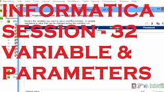 Variable and Parameters - Informatica Tutorial - Session - 32
