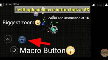 Agar.io MACRO BUTTON and ZOOM hack  + Clips.