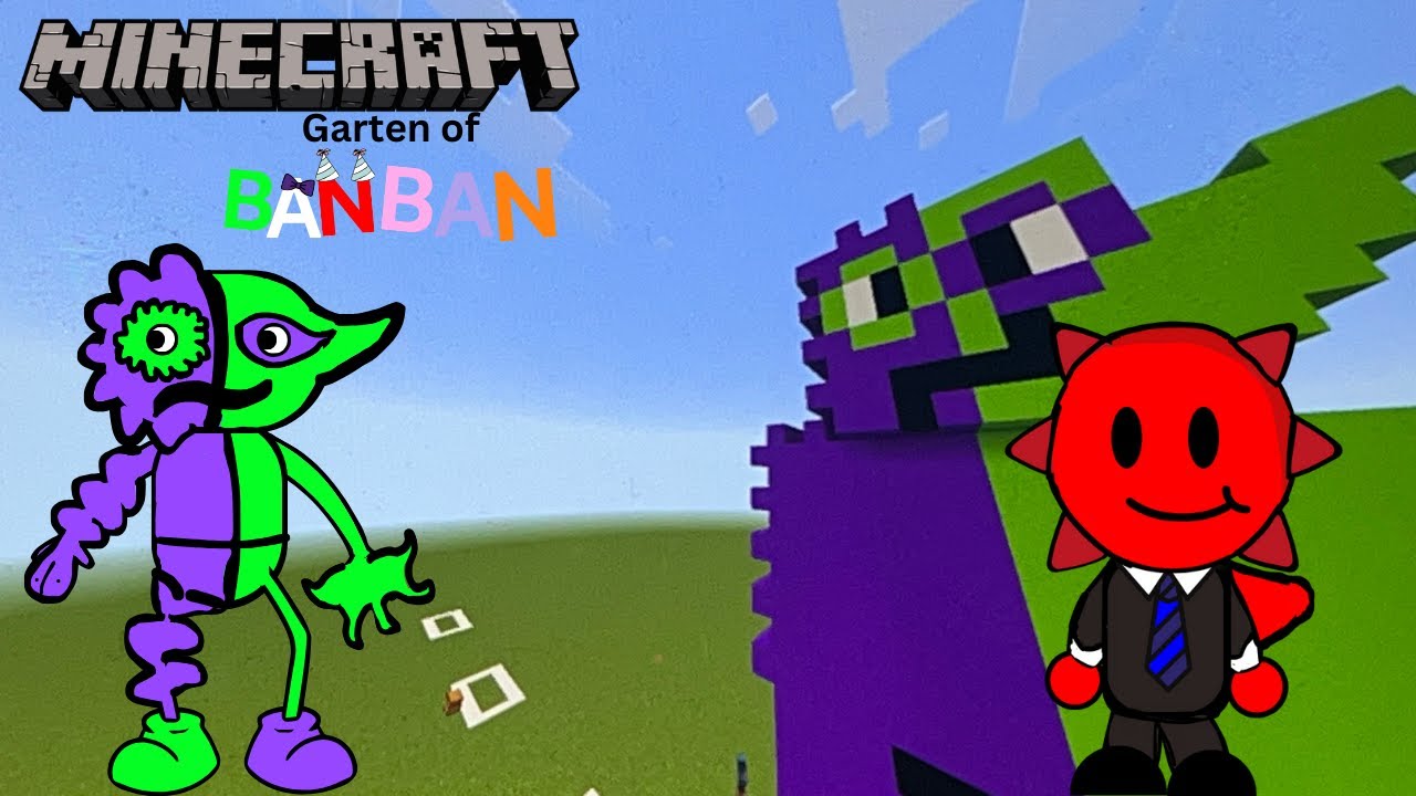 Minecraft Tutorial | How to build BitterGiggle (Garten of Banban) - YouTube