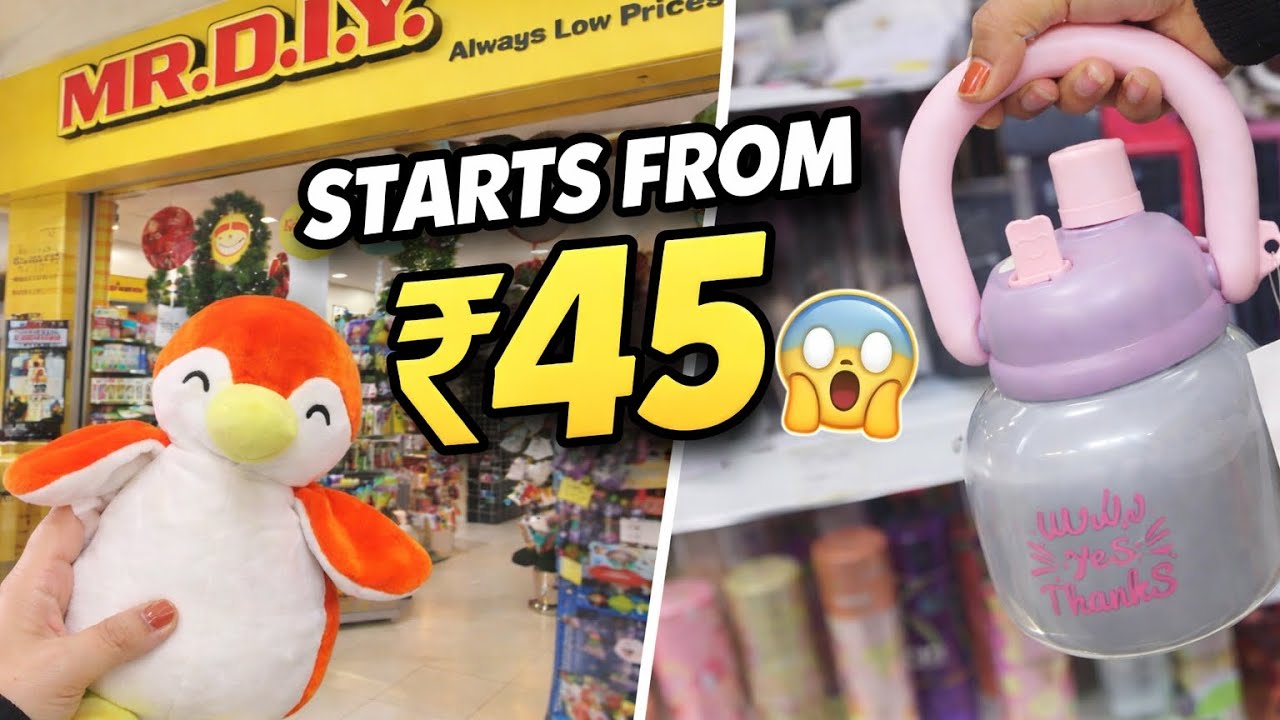 MR.DIY Shopping Vlog 🛍️ | Starting From ₹45 😱 Cute Budget Finds 