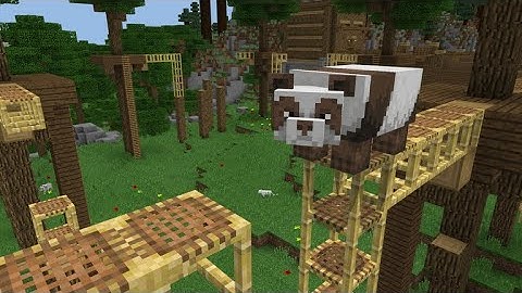 New Minecraft PE Update Cats, Pandas, Scaffolding Blocks And Bamboo