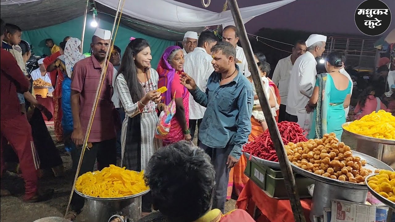 बारागाड्या कशा ओढतात 🔴 यात्रा बाबुराव च्या गावची 👌 अर्चना -पिनु -बाबुराव अन मधुकर कुटे टीम यात्रेला