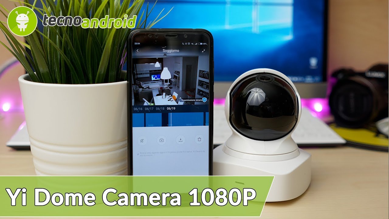 RECENSIONE YI CLOUD DOME CAMERA 1080P videosorveglianza a 360° YouTube