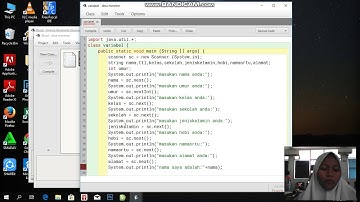 Cara membuat biodata pada aplikasi bluej | Dina maryani | X TKJ 2 | #tugaspemrograman  |