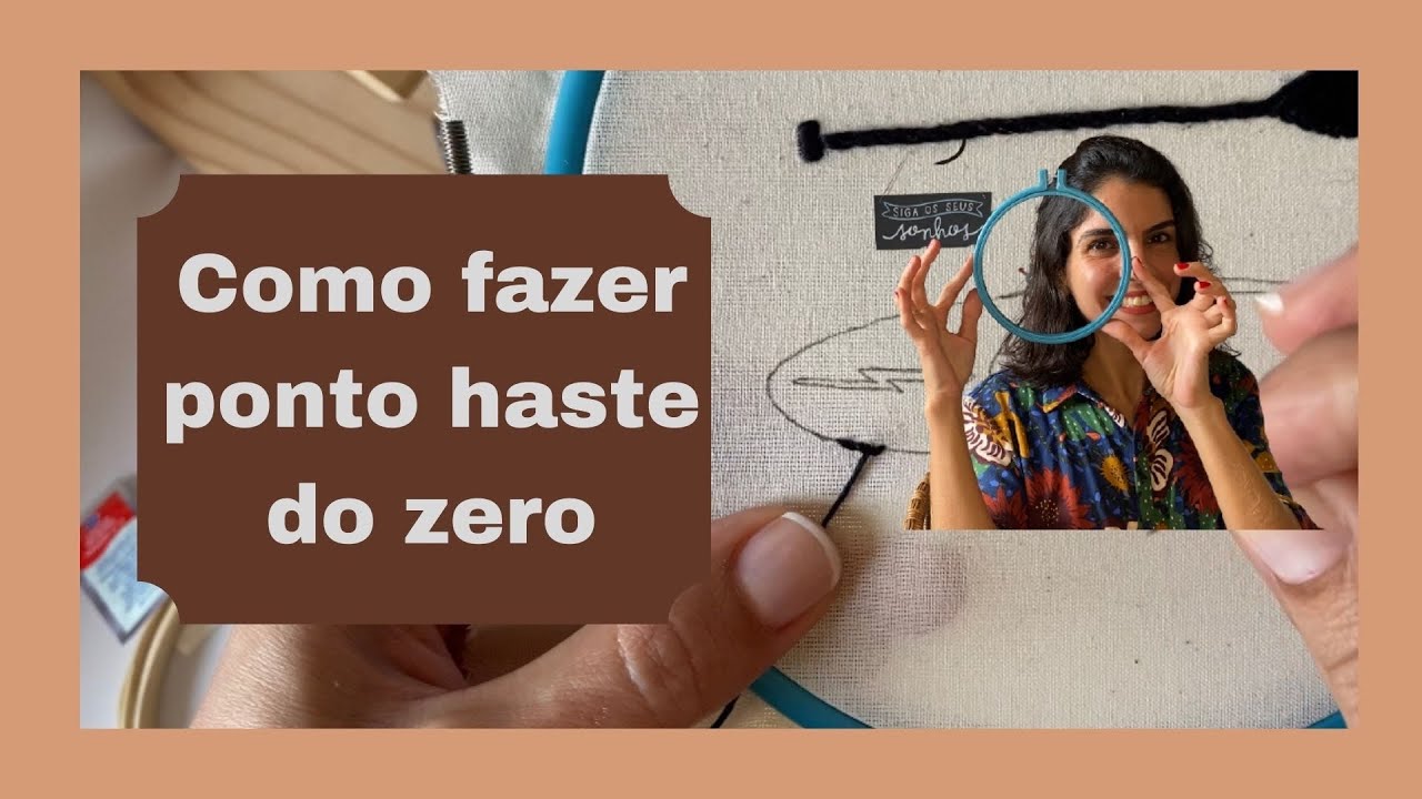 Desvendando o ponto haste - queridinho no mundo do bordado