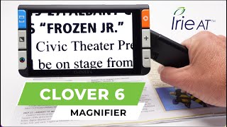 Clover 6 Handheld Video Magnifier: Full Demonstration (updated)