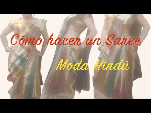 Video: Cómo Coser Un Sari