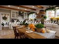 Cozy Fall Kitchen Decor | Farmhouse Vintage DIY Ideas for a Rustic Autumn Home