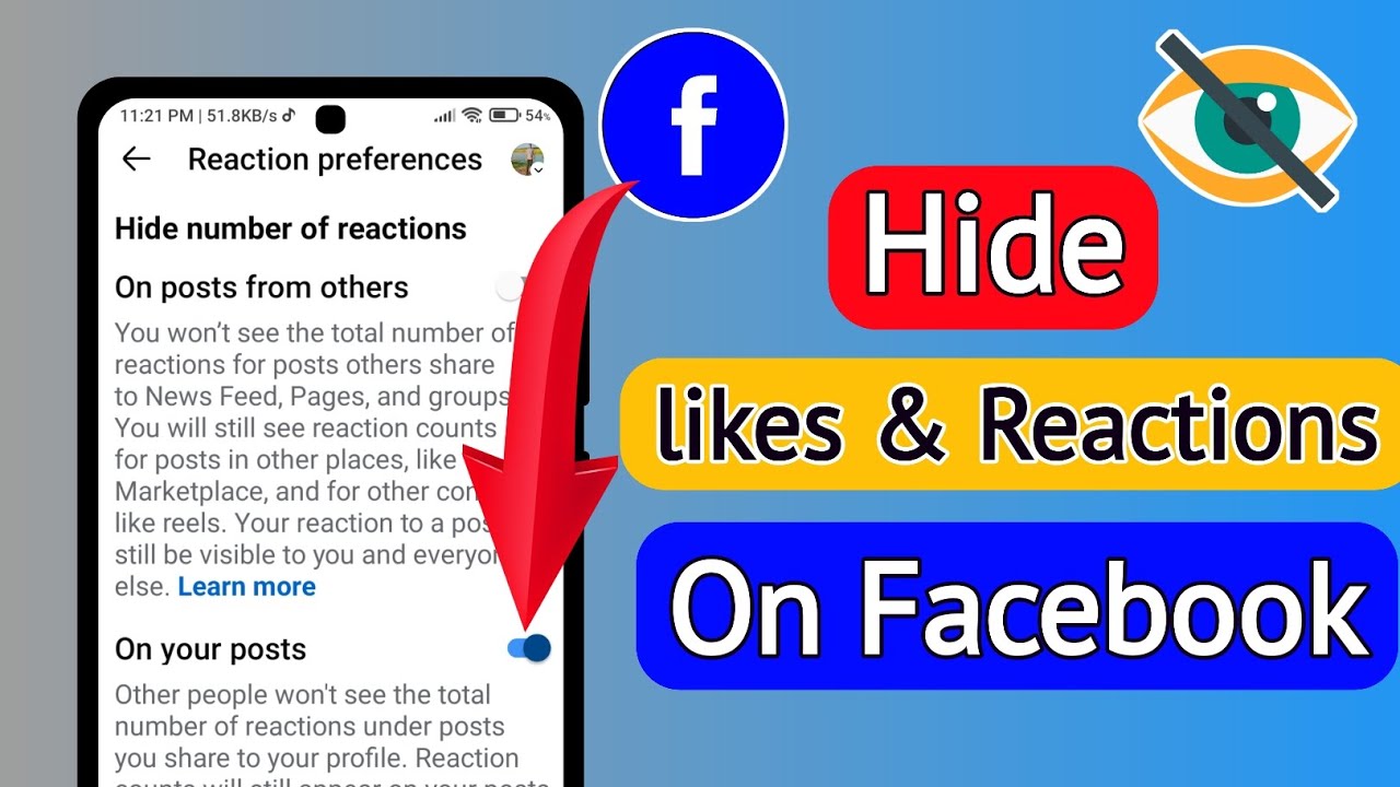 How to Hide likes and Reactions on Facebook post on android and iPhone?