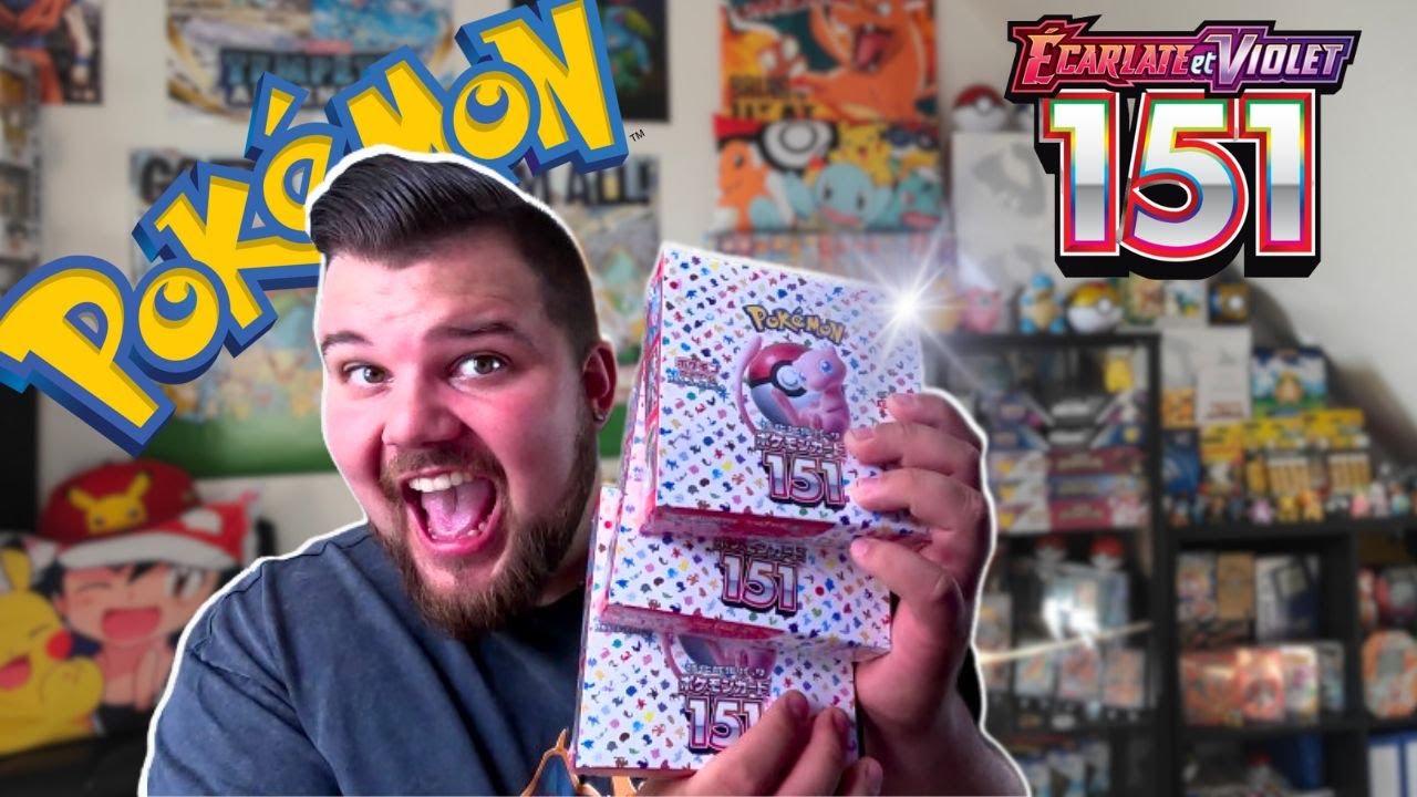 OMG Ouverture d'une Display pokémon 151 JAP !! 2 Double hit