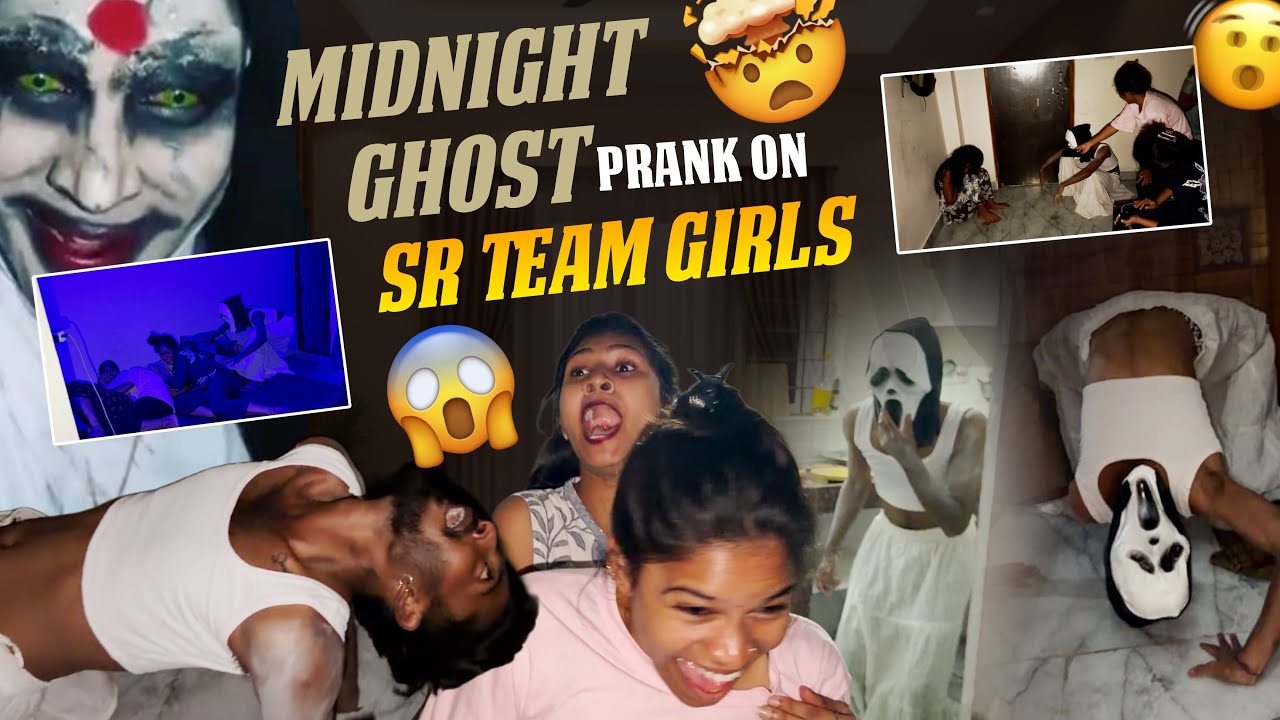 Midnight ghost prank on Sr team girls ||jinnuthosonu||@Shree_Prabha_Official 
