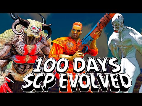 I Had 100 Days To Beat Ark SCPs!