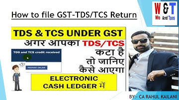 How to file GST-TDS/TCS Return on GST Portal | gst TDS/TCS return kaise file kare (GSTR-7) -