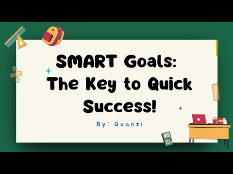 How to Set SMART Goals and Achieve Them Faster? byquanzi - YouTube