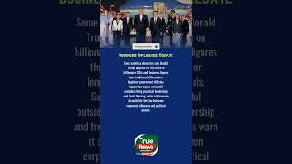Business Influence Debate#USA #USNews #USPolitics #BreakingUSA #USEconomy