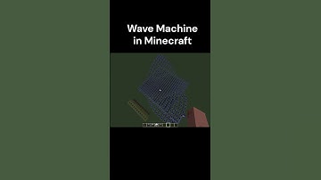 Wave Machine In Minecraft  #minecraft #redstone