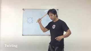Arnis Kali Basic Art of Twirling Tutorial -Eskrima | Praktikali