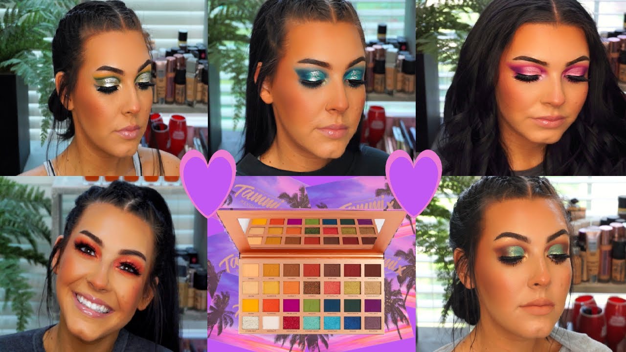 TAMMI X REVOLUTION TROPICAL TWILIGHT | 5 LOOKS 1 PALETTE