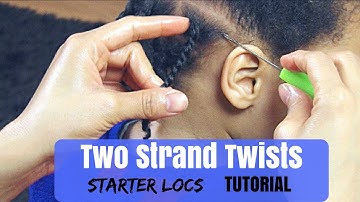 STARTER LOCS TUTORIAL: TWO STRAND TWISTS {KIESHA ARIELLE}