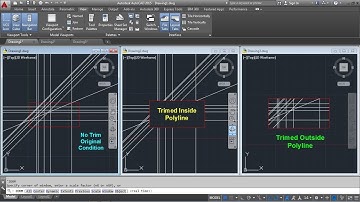 AutoCAD Trim Everything Outside or Inside Polyline, Boundary, Polygon  | AutoCAD Tips and Tricks