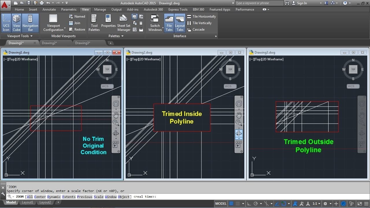 AutoCAD Trim Everything Outside or Inside Polyline, Boundary, Polygon |  AutoCAD Tips and Tricks - YouTube