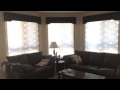 Motorized Roller Shades in Living Room