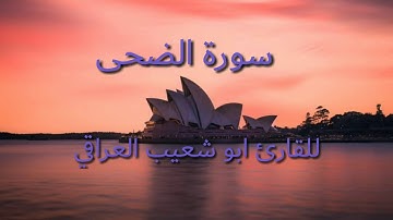 اجمل تلاوة عطرة لسورة الضحى بصوت القارئ ابو شعيب العراقي