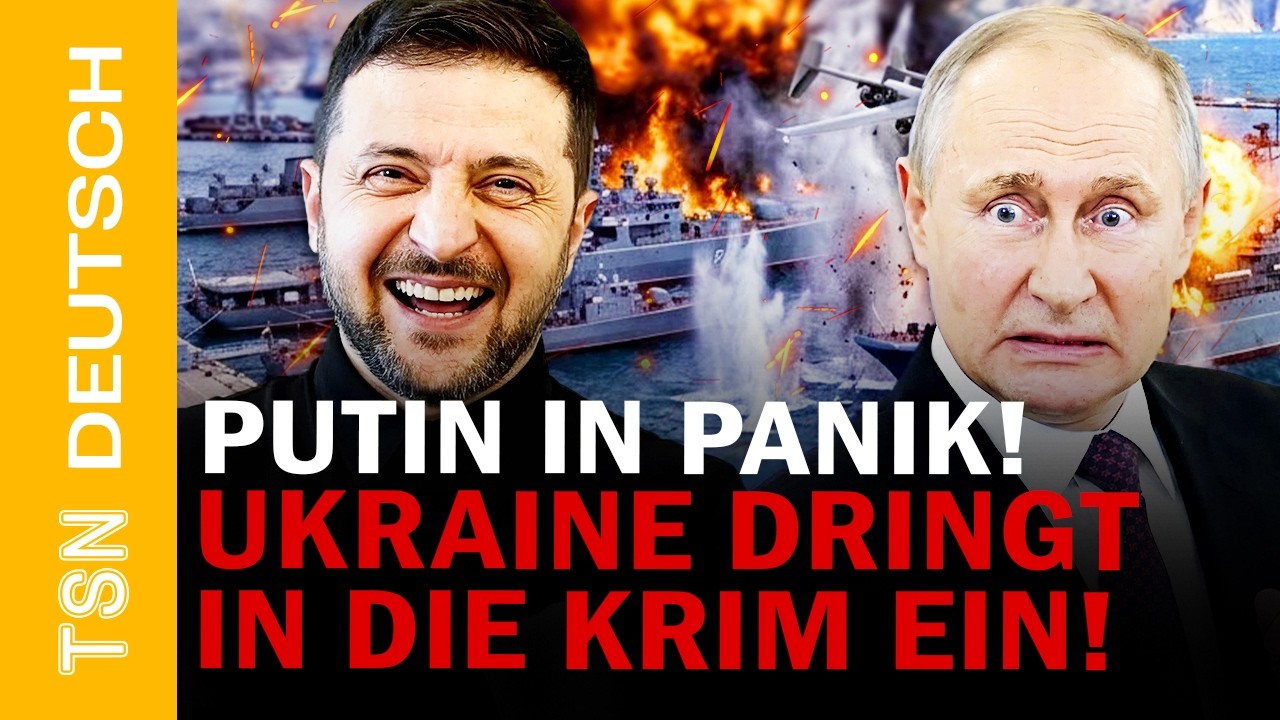 DRINGEND! RUSSEN FLIEHEN VON DER KRIM! UKRAINE SCHLÄGT ZU — PUTIN VERLIERT DAS SCHWARZE MEER!