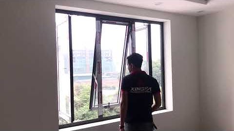 Cửa sổ mở quay, hất 3 cánh đẹp