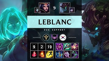 LeBlanc Support vs Maokai: Vision Controller - KR Master Patch 14.24