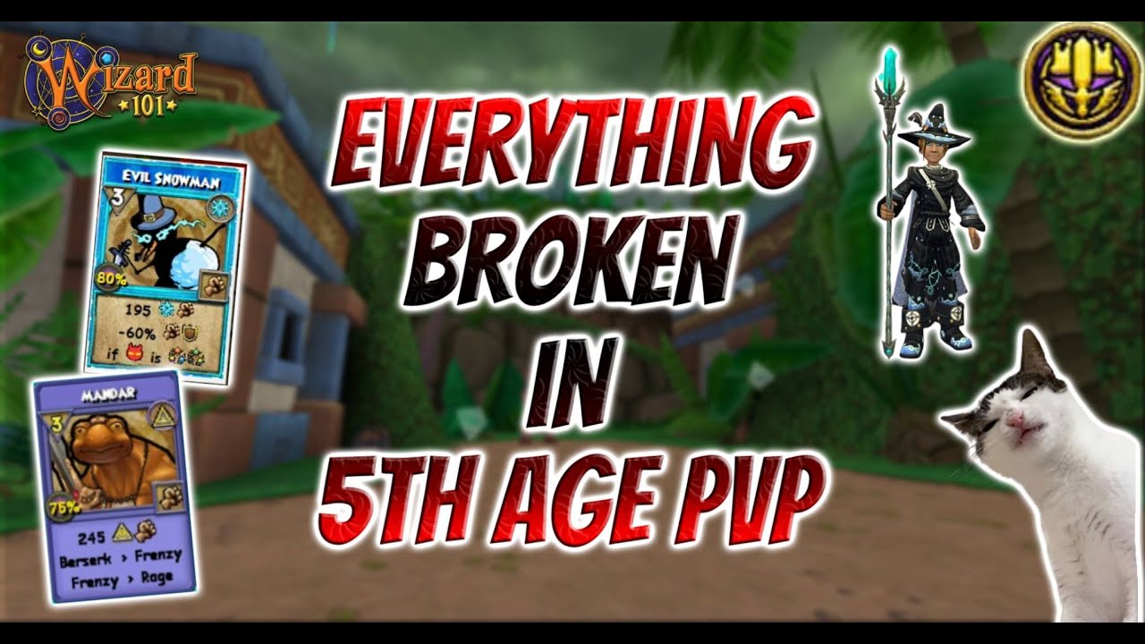 Wizard101: Everything BROKEN in 5th Age PvP!