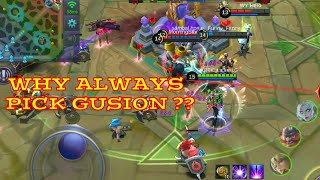 GUSION LAGI SOLO RANK LAGI(GIVEAWAY CEK DESKRIPSI)