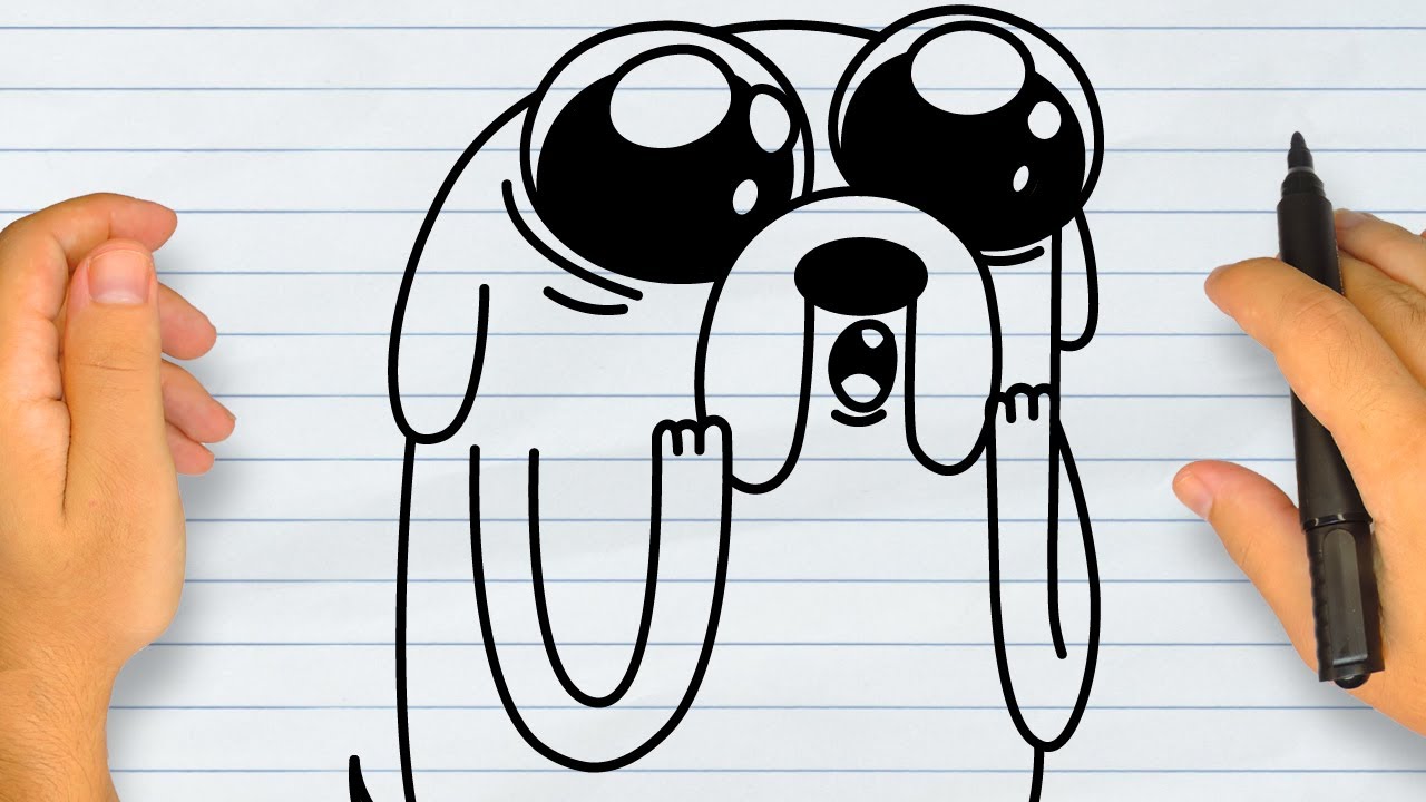 Jake Simple Drawing HOW TO DRAW CHRISTMAS JAKE | Step by Step Simple and Easy - YouTube