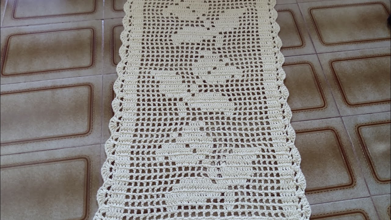 Tapete de crochê flor tulipa. Muito lindo. Primeira parte.