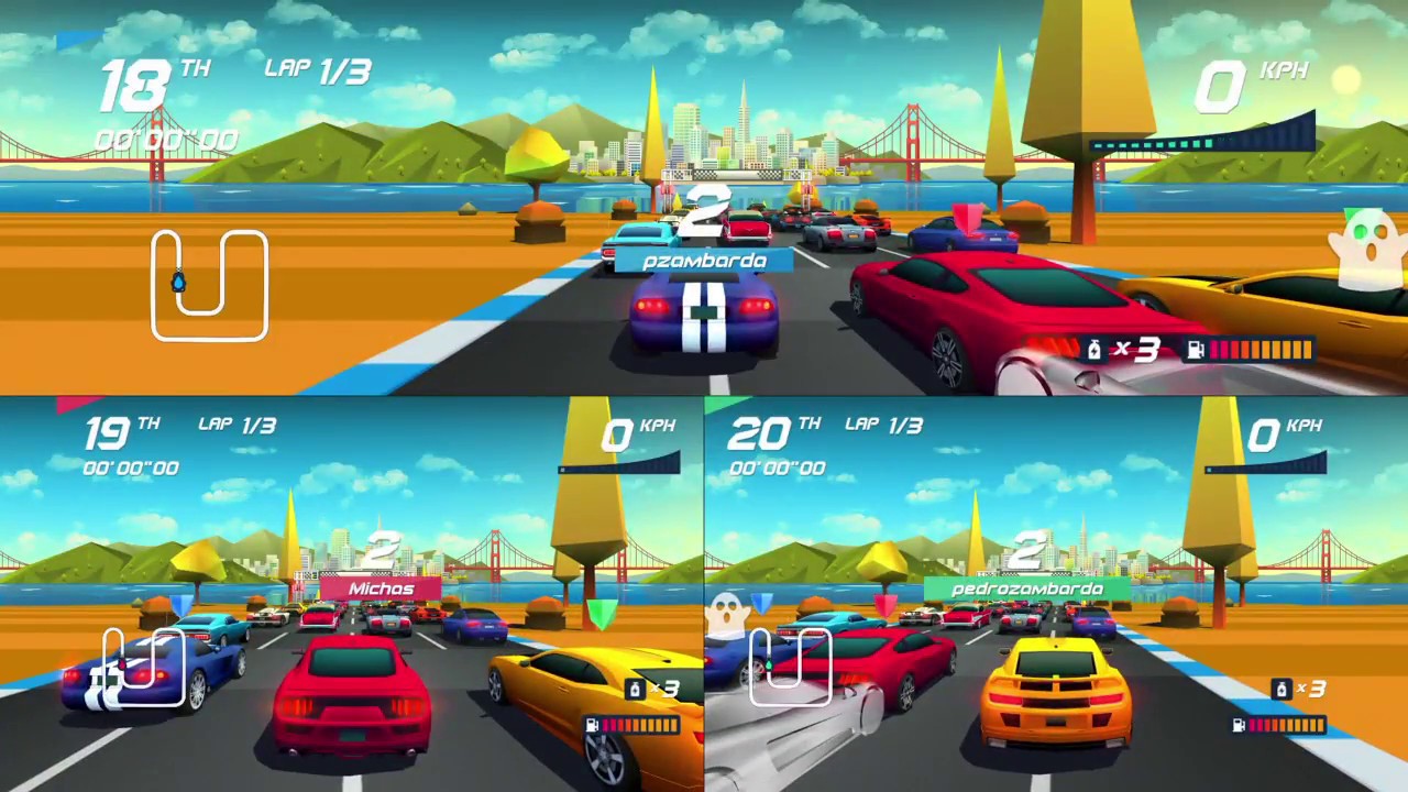 Horizon Chase Turbo', game brasileiro inspirado em 'Top Gear', é lançado  para PS4 com versão em caixinha, Games