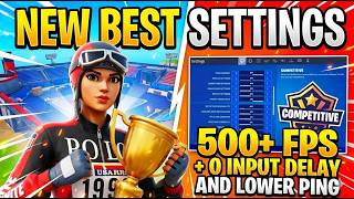 I Found the BEST Fortnite Settings for 0 Input Delay (500+ FPS Boost!) 🔥