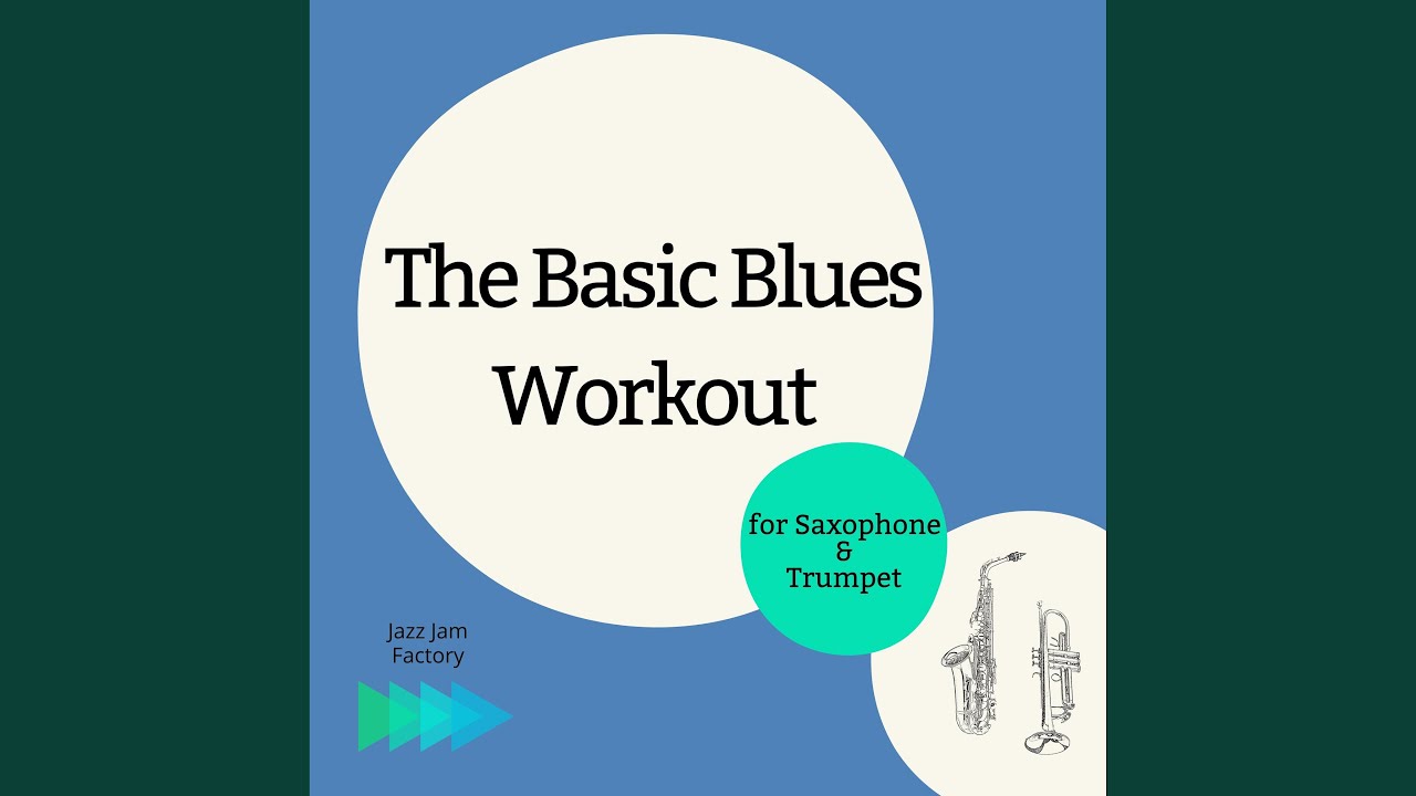 F 100bpm Basic Blues Backing Track for Saxophone & Trumpet