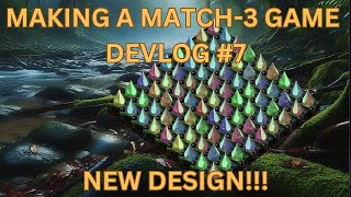 New Design!  Match 3 Devlog 7 #devlog #gamedev #gdevelop #indiedev #match3 #indiegame #indie