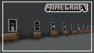 How to Make Banner Letters in Minecraft