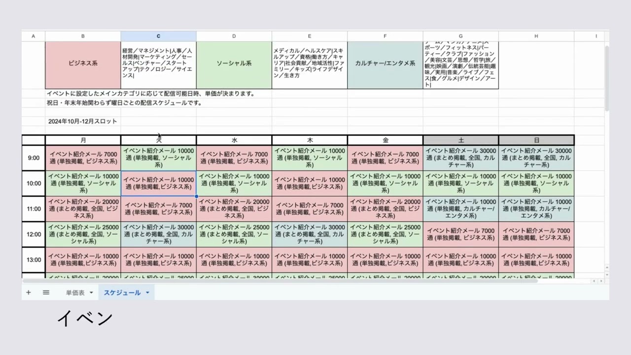 集客サービス（クイックプラン）｜イベント紹介メールの申し込み方
