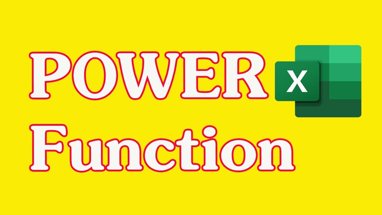How To Use The POWER Function In Excel YouTube how-to-use-the-power-function-in-excel-youtube
