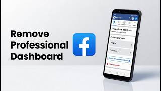 How to Remove Professional Dashboard From Facebook