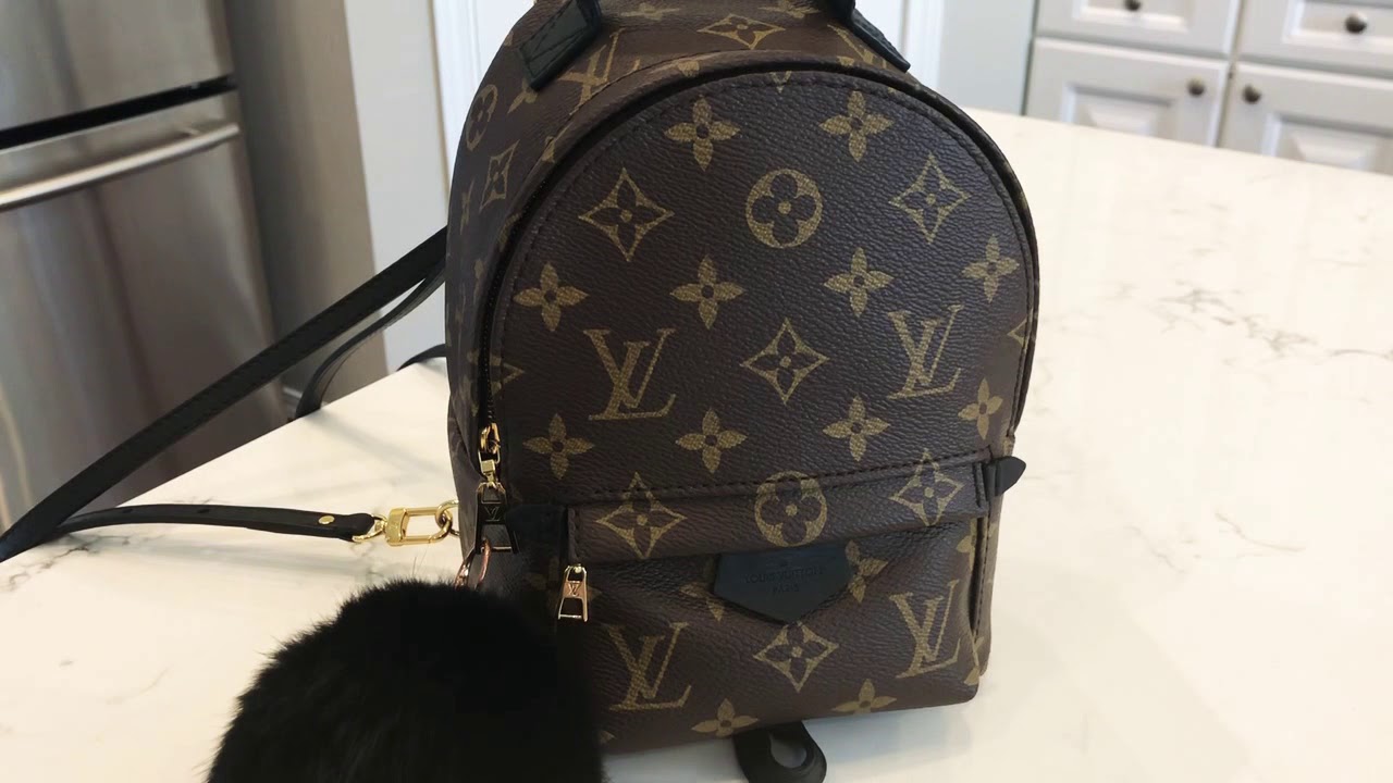 Review of my LV Palm Springs Mini Backpack including Mod Shots! - YouTube