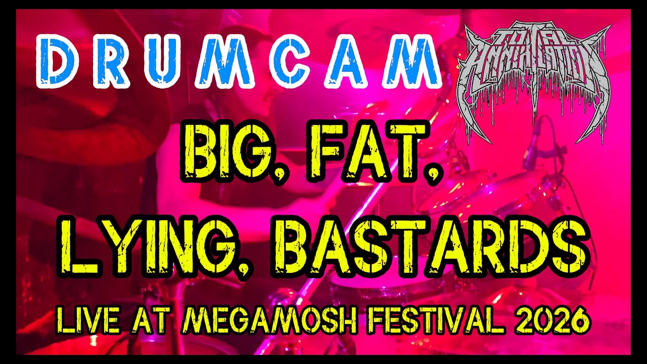 Total Annihilation - B.F.L.B. - Drum Cam Live at Megamosh Festival 2026