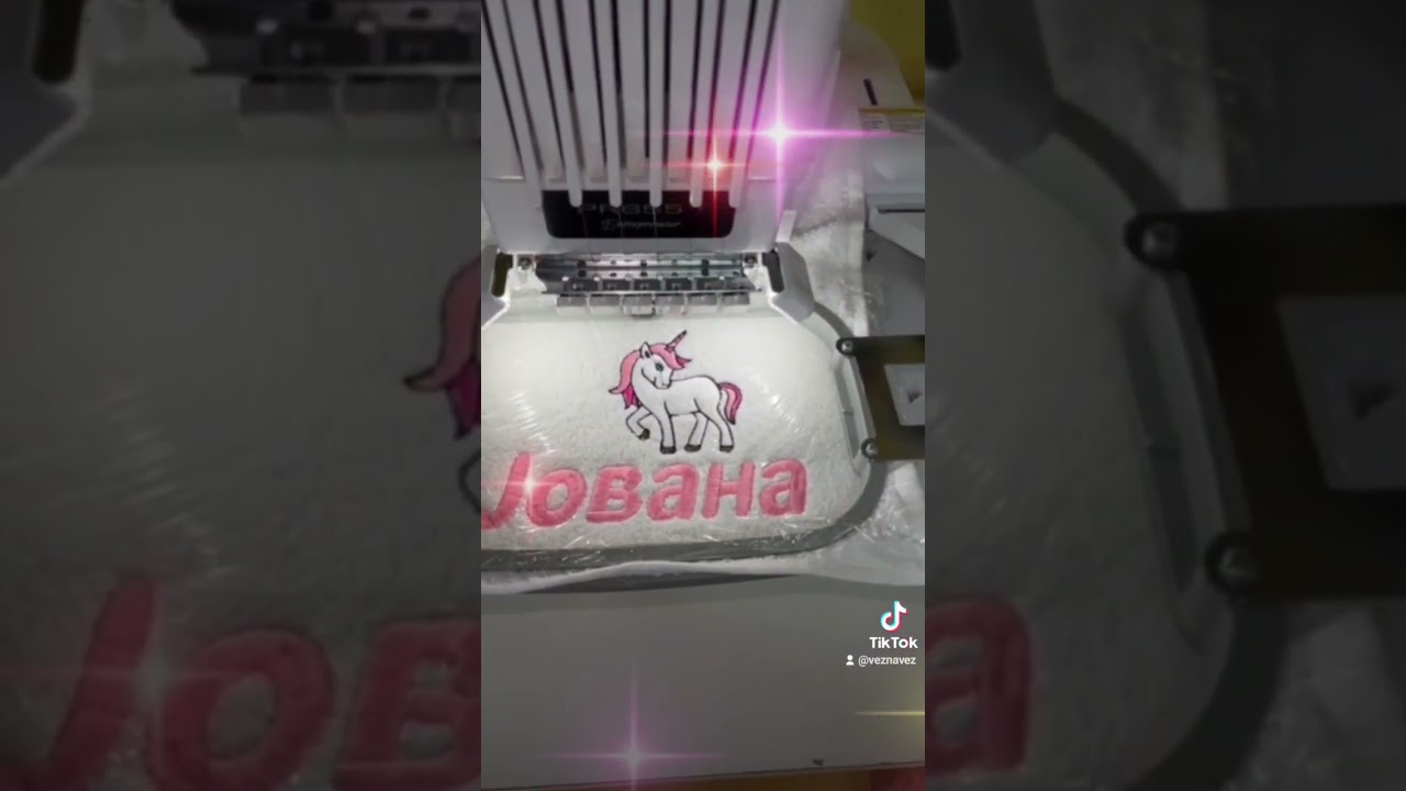 Mašinski vez na peškiru....