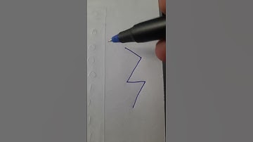 How to draw zigzag line | #zigzag #line #shorts #youtubeshorts