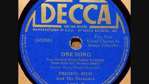One Song ~ Freddie Rich & His Orchestra (1938)