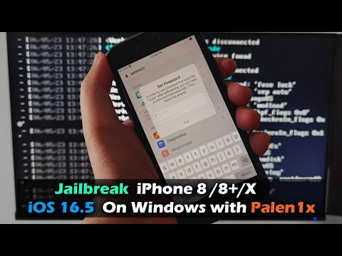 Jailbreak iPhone 8 /8+ /iPhone X  iOS 16.5 On Windows with Palen1x